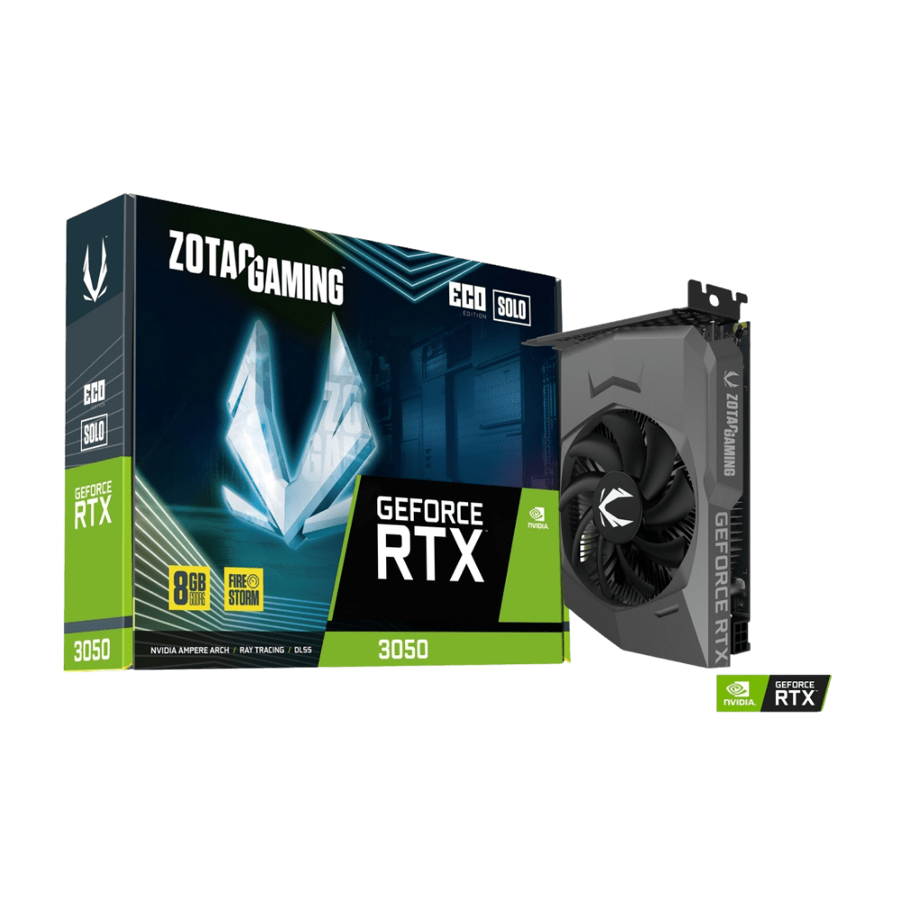 ZOTAC GeForce RTX 3050 8GB ECO SOLO Graphics Card - 4895173627774 - Vektra Computers LLC