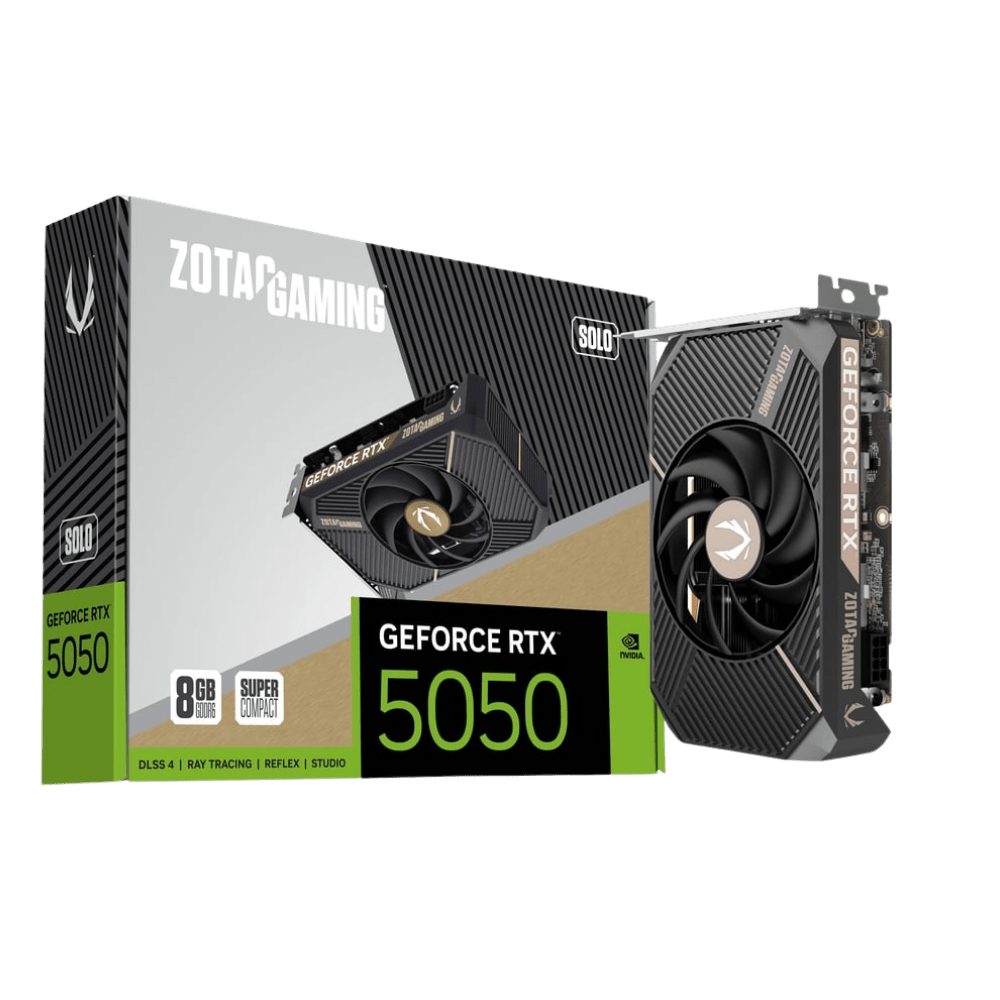 ZOTAC GeForce RTX 5050 8GB Solo Graphics Card - 8886307701589 - Vektra Computers LLC