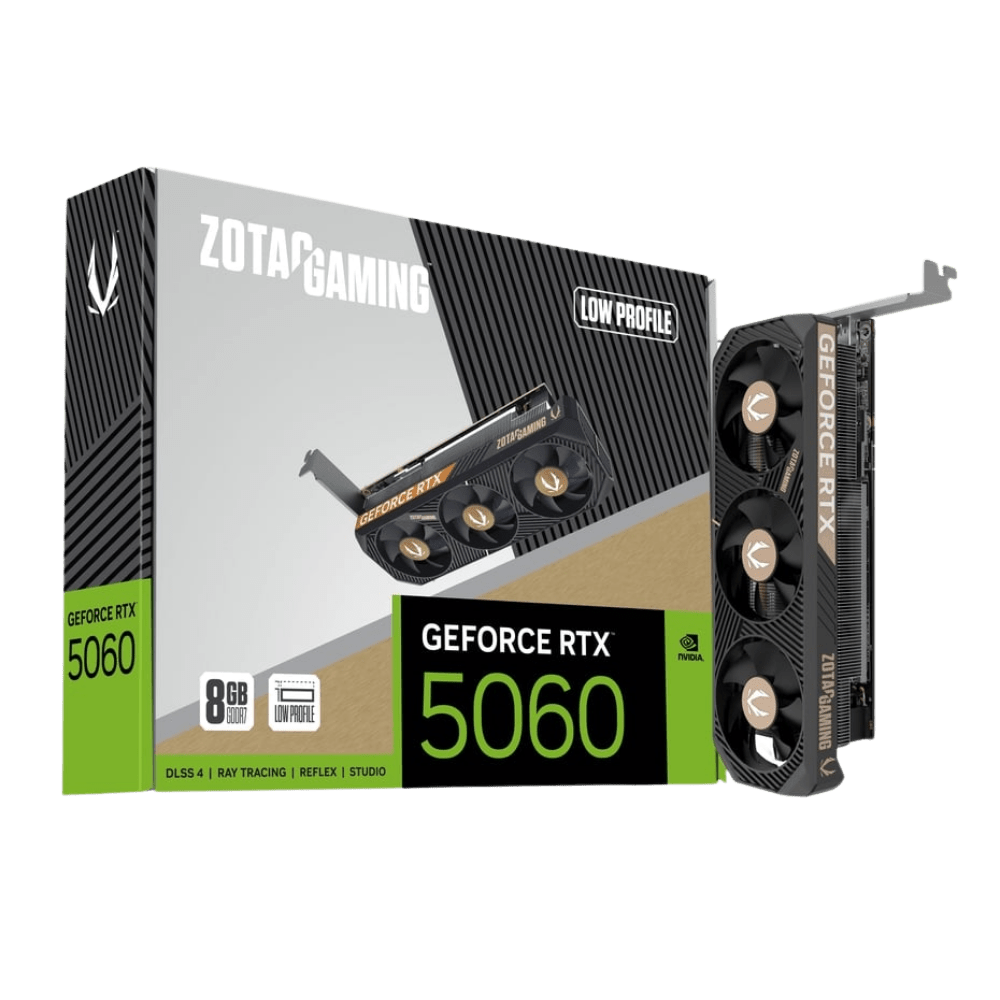 ZOTAC GeForce RTX 5060 8GB Low Profile Graphics Card - 8886307701831 - Vektra Computers LLC