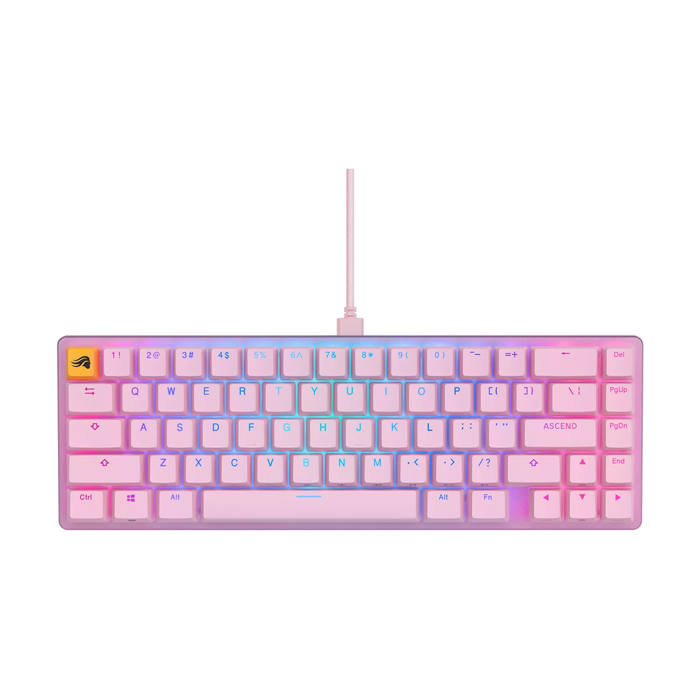 Glorious GMMK2 Compact Pink (Pre-Built) RGB Mechanical Gaming Keyboard