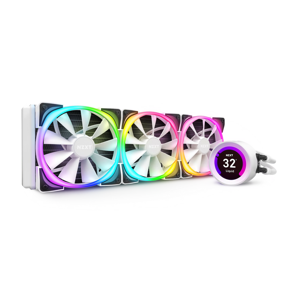 NZXT Kraken Z73 RGB White 360mm AIO Liquid CPU Cooler