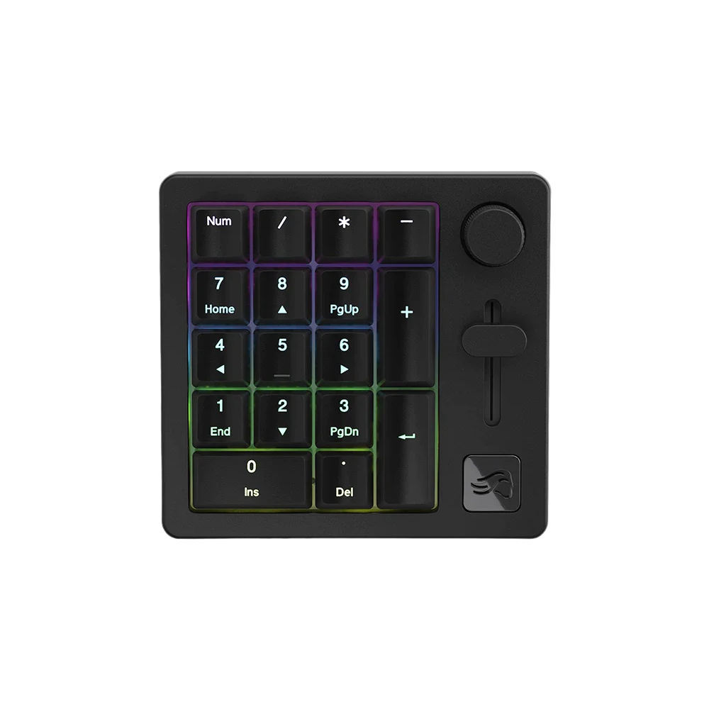 Glorious GMMK Numpad Black Slate (Pre-Built) Wireless RGB Mechanical Gaming Keyboard