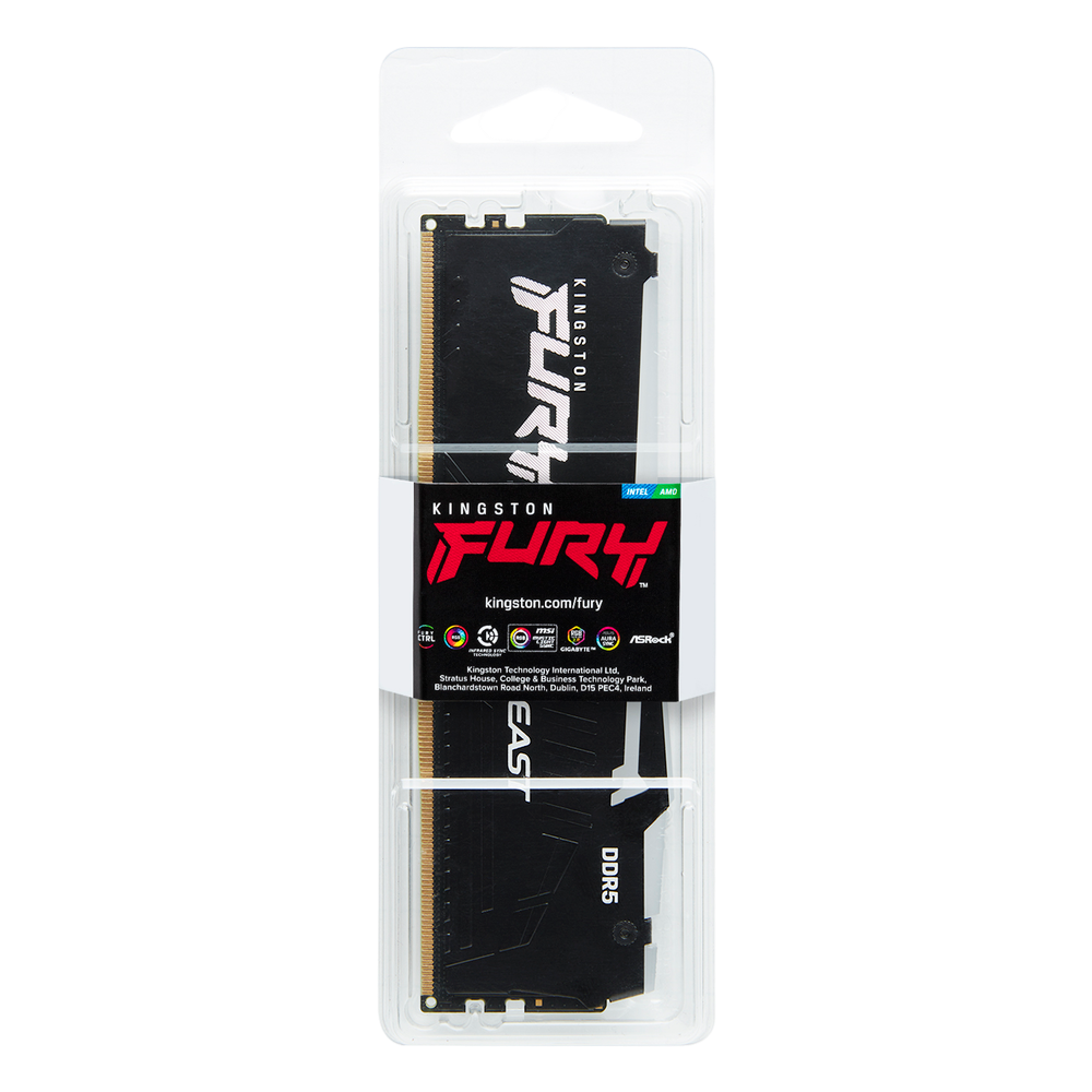 Kingston Fury Beast RGB 32GB DDR5 5200MHz Desktop Memory
