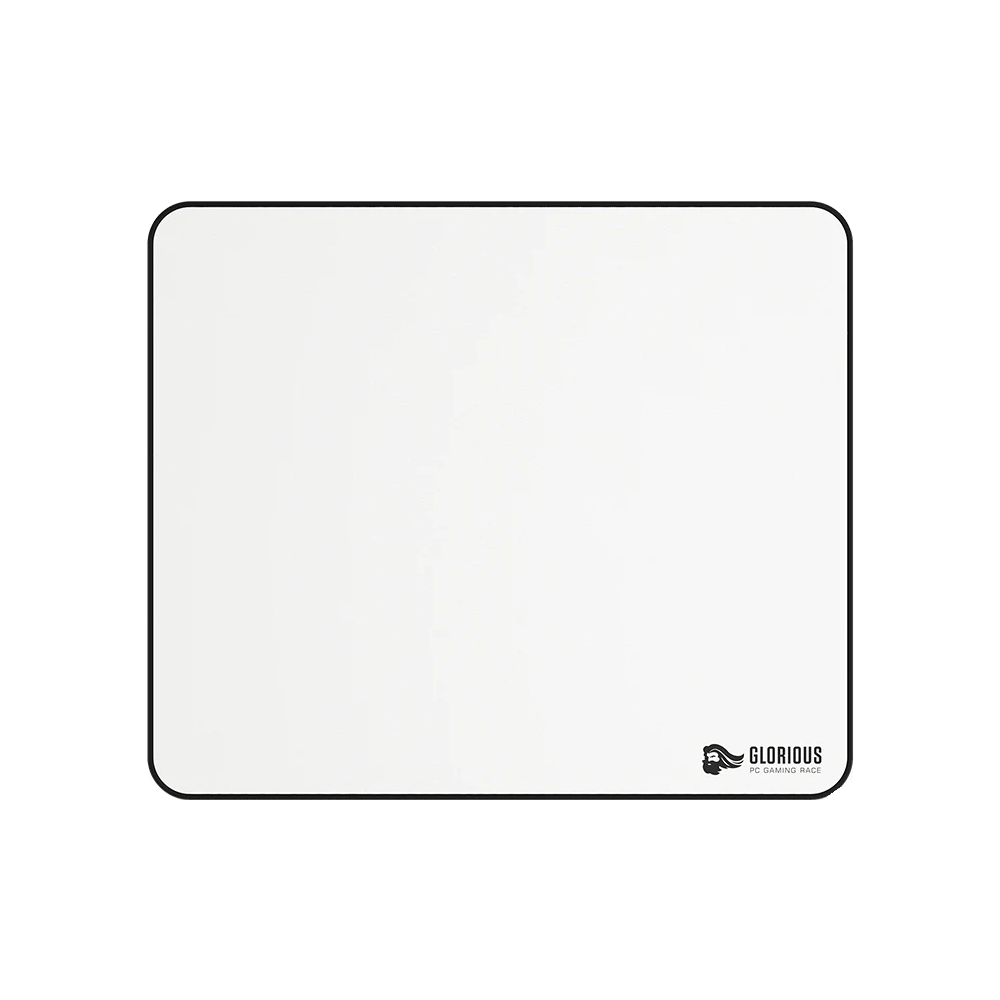 Glorious Large White Mouse Pad