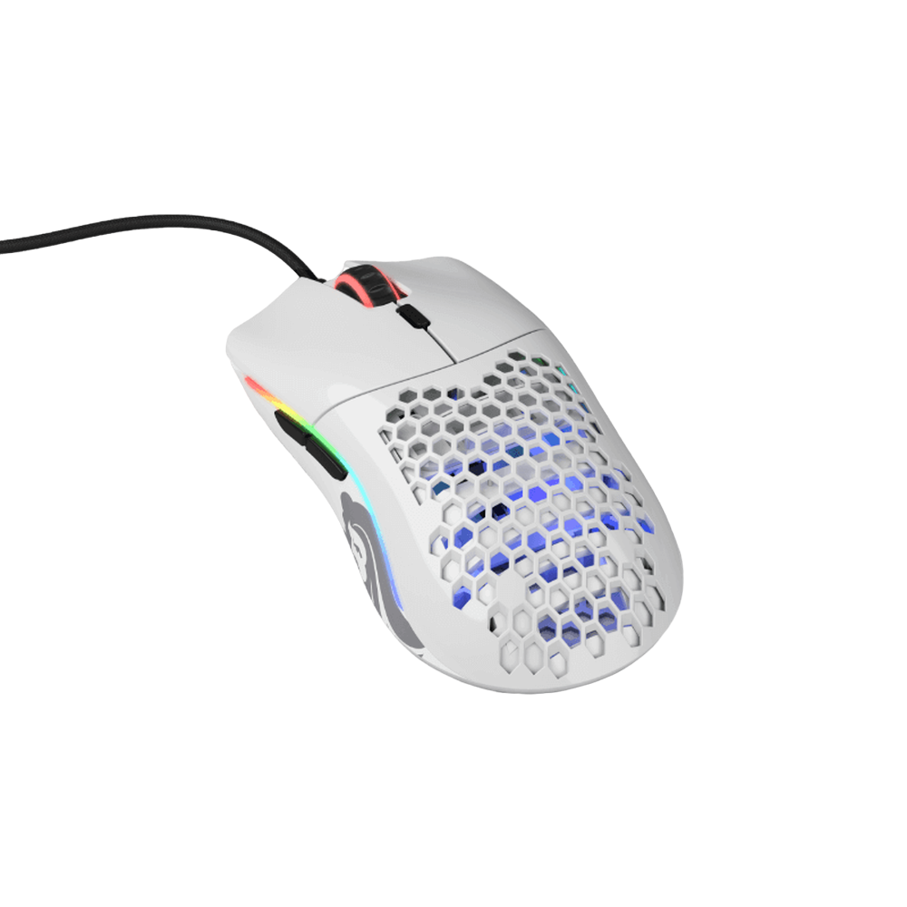 Glorious Model O Glossy White RGB Gaming Mouse