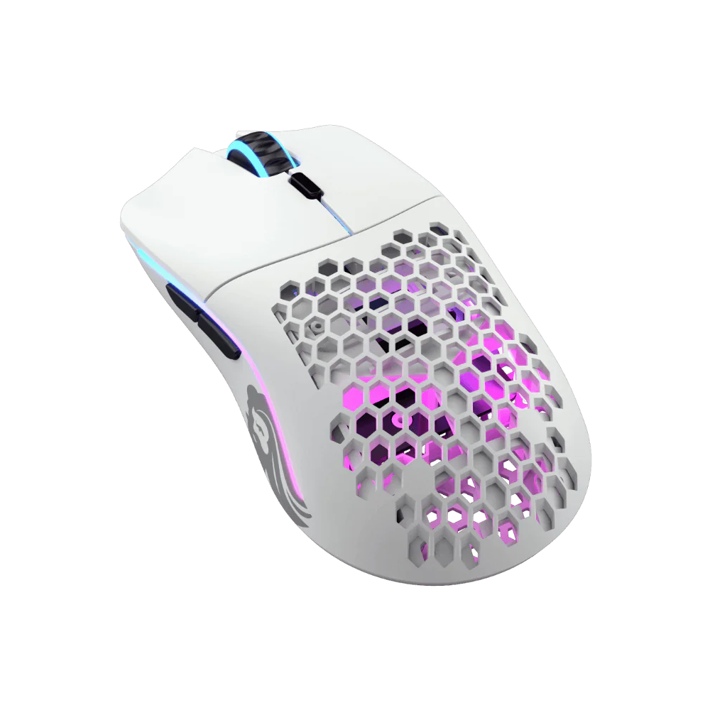Glorious Model O Minus Wireless Matte White RGB Gaming Mouse