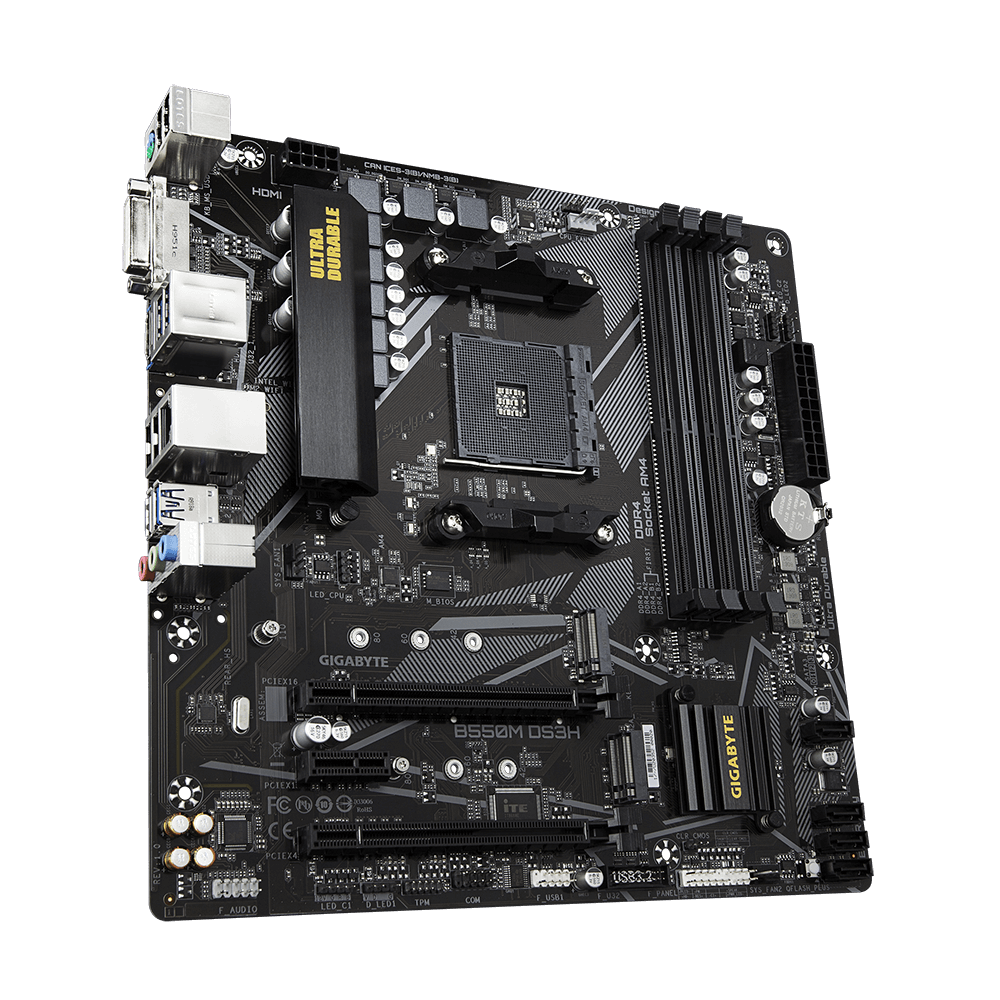 Gigabyte B550M DS3H AMD Motherboard | B550M-DS3H |