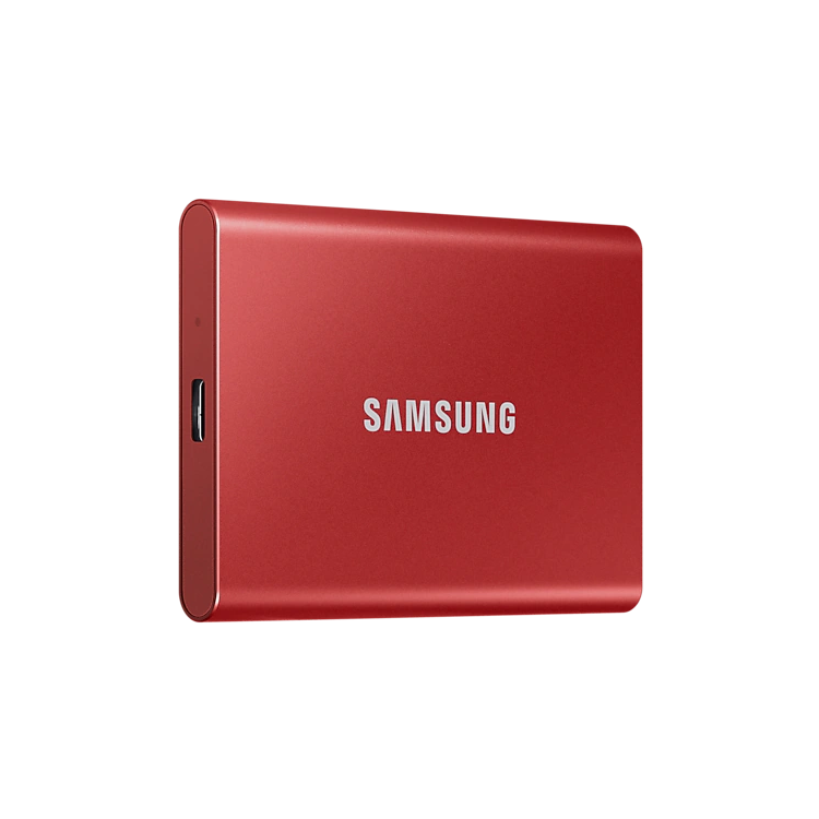 Samsung T7 500GB Portable SSD (Metallic Red)