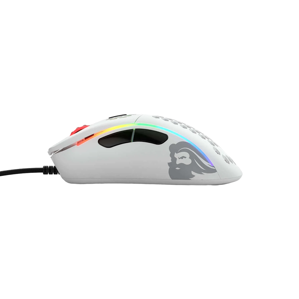Glorious Model D Minus Matte White RGB Gaming Mouse