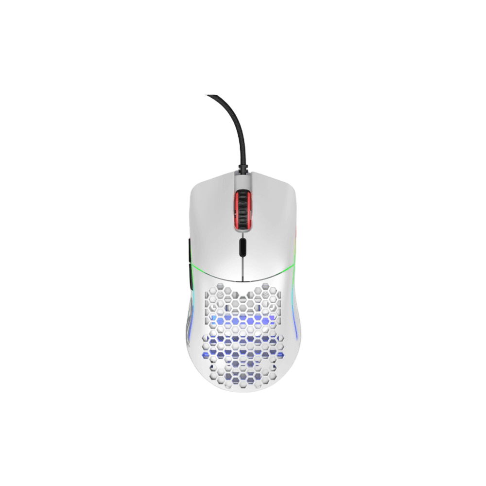 Glorious Model O Minus Matte White RGB Gaming Mouse