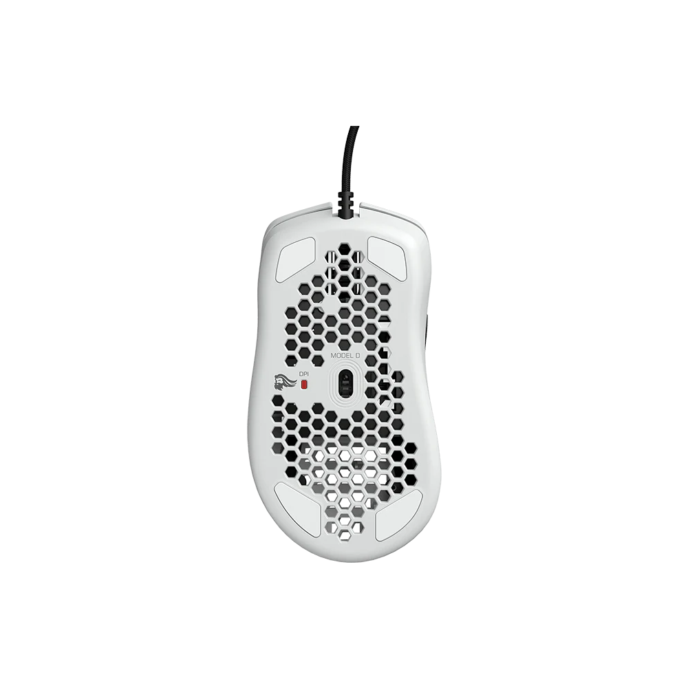 Glorious Model D Matte White RGB Gaming Mouse